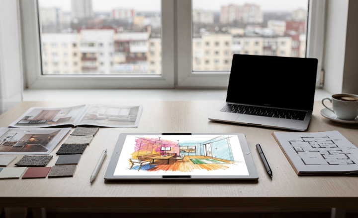 Photoshop и Procreate в работе дизайнера интерьера: реальные сценарии